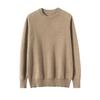 Light luxury baby feeling~ 100% pure cashmere shirt round neck pullover sweater with knitted sweater inside