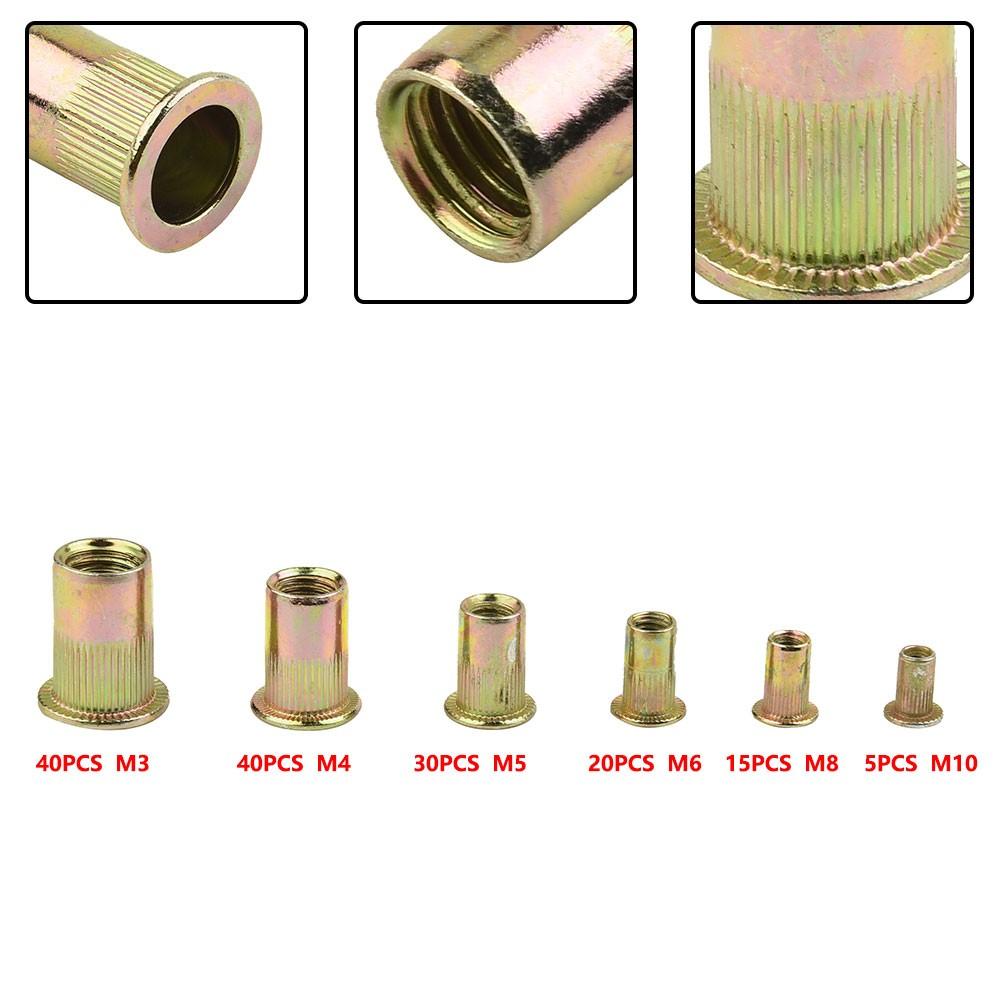 150X Riveting Tool Kit Rivet Nuts Thread Setting Tool Nutsert For M3  M5 M6 M8 M10