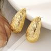 Best-selling Metal Wind Earrings Simple Temperament Exaggerated Earrings High Sense of Metal Earrings.