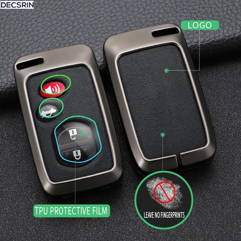 2/3/4 Tasten Autoschlüsselhülle Abdeckung Halter Schale Schlüsselanhänger Für Toyota Prius 30 Alpha Aqua Land Cruiser Auris für Lexus LC 200 Zubehör