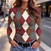 Women's Slim Fit Long Sleeve Round Neck T-Shirt Casual Basic Top for Everyday Wear