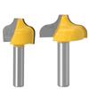 1/2 peças 8mm Shank Schaft Ogee Slotting faca Nut Milling Cutter Carving Router Bits para ferramenta de madeira Marcenaria