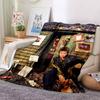 Retro Cool B-Bob Dylan Merchandise Blanket Fleece Home Popular Singer Throw Blanket Cozy Ultra-Soft for Couch Quilt