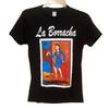 La Borracha Loteria Card Shirt Black Size S Funny Graphic Tee Mexican Bingo Unisex T-Shirt