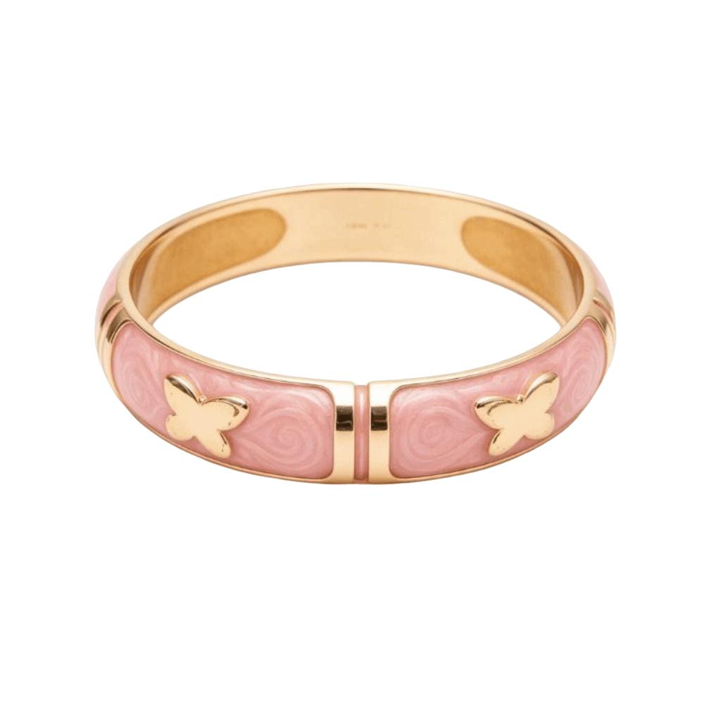 Colorful Butterfly Crystal Bracelet Enamel Girl's Hand Bracelet Children Flower Bangle Birthday
