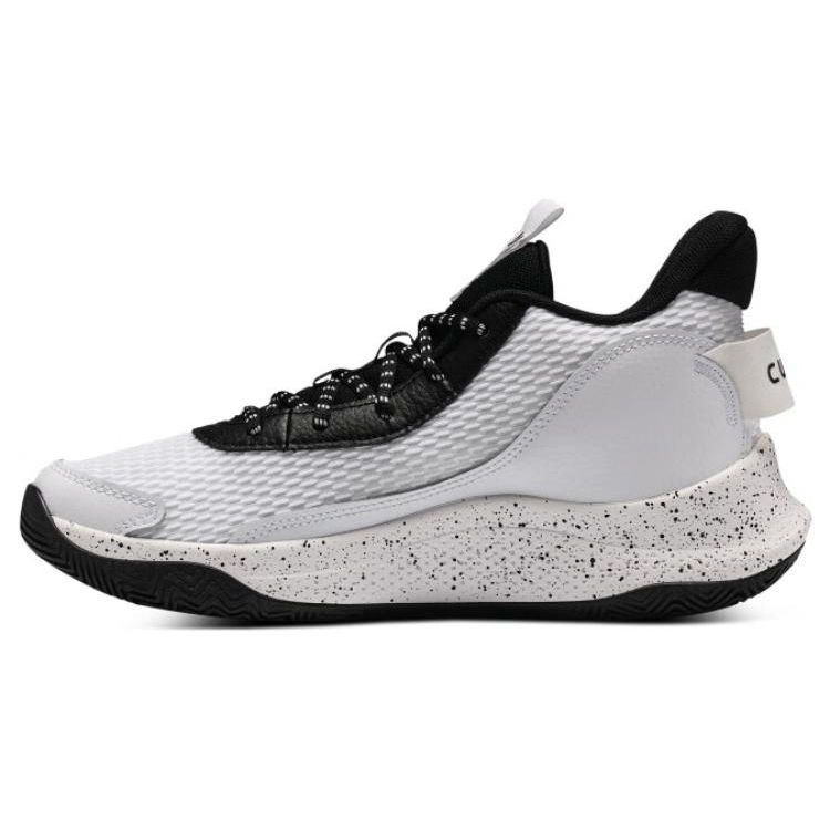 Under Armour Unisex Curry 3Z7 Basketball Shoes White White Black 3026622-101 40