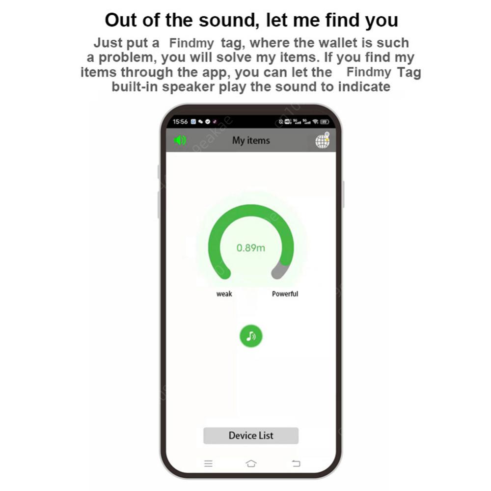 Wireless Mini GPS Tracker for iPhone/Android Phone Anti-lost Alarm Finder APP GPS Record Smart Tag Bluetooth-compatible Locator