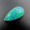 Lab Created Doublet Opal Pear 22.05 Ct Beautiful Certified Loose Gemstone