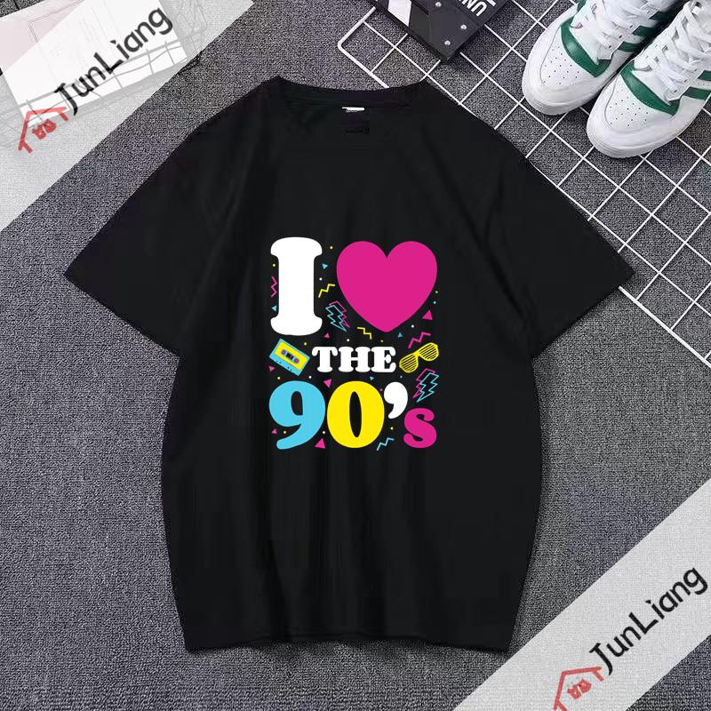 The 90s Unisex Retro Costume Party T-Shirt Gift for Unisex 90’s Aesthetic ClothingHip Hop Event Graphic Tee Tops