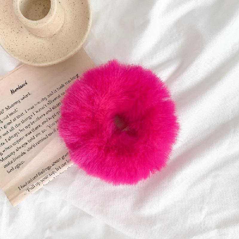 Korean version autumn and winter plush large intestine hair loop new imitation rabbit hair headband