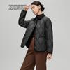 SNOWFLYING Women's Fashion Lapel Duck Down Jacket