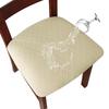 Waterproof Dining Chair Seat Covers Removable Washable Elastic Cushion Protectors for Upholstered Chairs