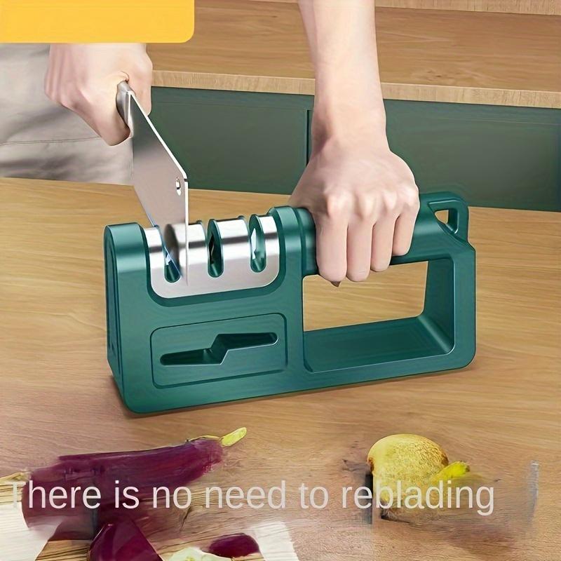 1PC Diamond Quick Knife Sharpening Artifact Dull Knife Nemesis Fine Sharpening Stone Household Non-automatic Knife Sharpening Machine
