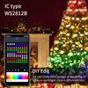 10m RGBIC LED String Light 24Keys Remote APP Control Fairy Lights Holiday Christmas Party Wedding Room Decoration Garland Lamps
