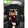 1pc Hanako Anime T-Shirt for Men & Women - Japanese Manga Character Print, Hanako Graphic Tee, Casual Streetwear Short Sleeve Shirt, Round Neck Loose