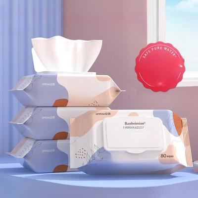 Wipes 80 Large Pack of Home Wipes for Newborn Baby's Hands and Mouth To Wipe Face and Face