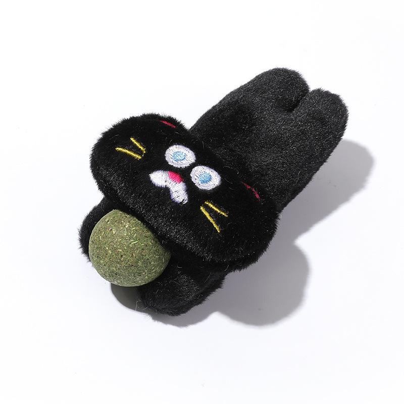 Νέα μπάλα με catnip, βελούδινο παιχνίδι γάτας για το τρίψιμο των δοντιών, τον καθαρισμό των δοντιών, το δάγκωμα, την ανακούφιση από την πλήξη, την αυτο-ψυχαγωγία και το παιχνίδι με τις γάτες για μάσημα