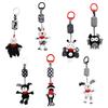 Baby Sensory Hanging Rattles Toy Black White Animals Stroller Infant Bed Wind Chimes 0-12 Months Infant Rattle Educational Toy