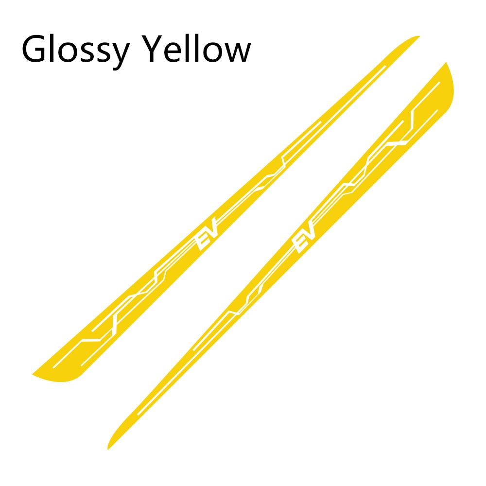 2PCS Car Door Side Stickers For Chevrolet Spark EV Tuning Auto Accessories Vinyl Film Decals Automobile Sports Styling Graphics