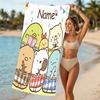 Customizable Personalized Beach Towels Sumikko Gurashi Themed designs.Suitable for the Beach, Yoga, Sports;ideal As Beach Accessories