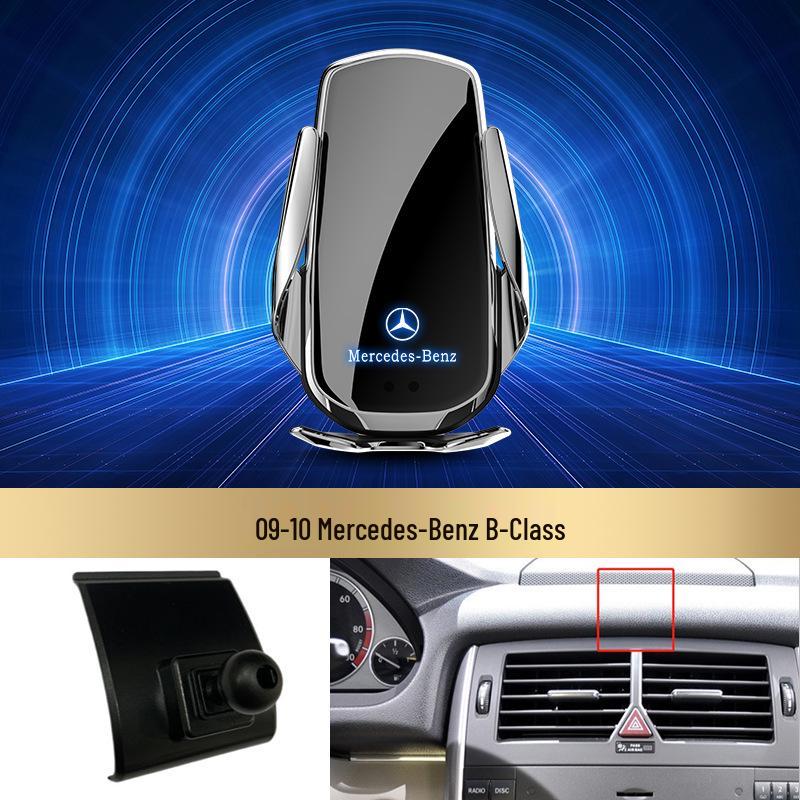 Bezdrátový držák telefonu s rychlým nabíjením Mercedes-Benz pro třídu C/třídu R/třídu S/třídu E/GLK/třídu B
