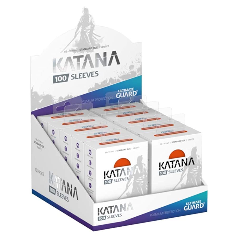 

Ultimate Guard Katana Standard 100 протекторів x 10 з дисплей-боксом Протектори, Розмір, Помаранчевий, Пачки, помаранчевий