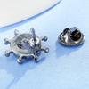 Zinc Zinc Alloy Rudder Collar Brooch Anti-glare  Retro   Cheongsam