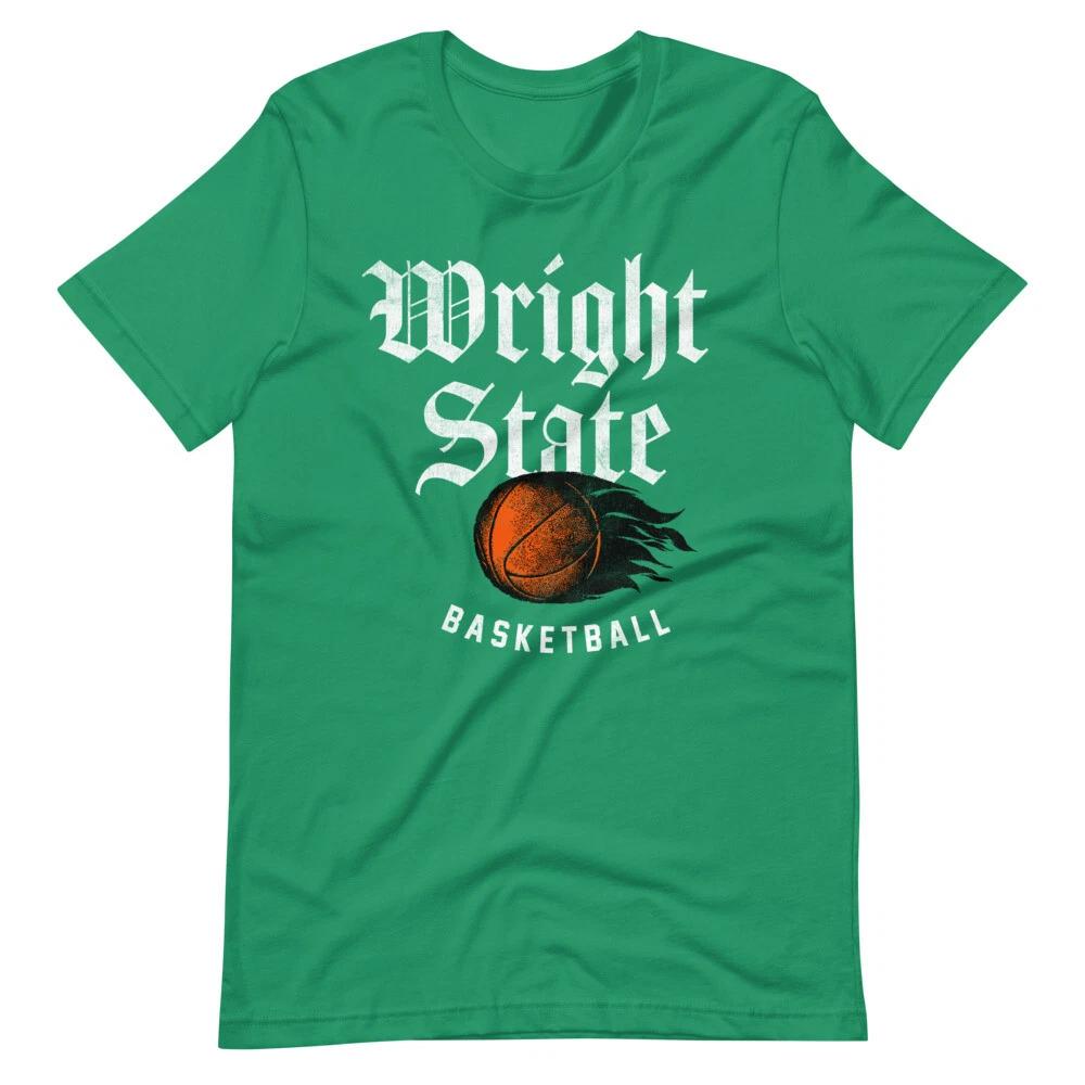 Wright State Basketball Retro Style Graphic Tee Shirt Unisex T-Shirt 2XL