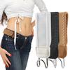 Gancio metallico stringi vita casual e comodo cintura elastica pigra fibbia elastica vita regolabile
