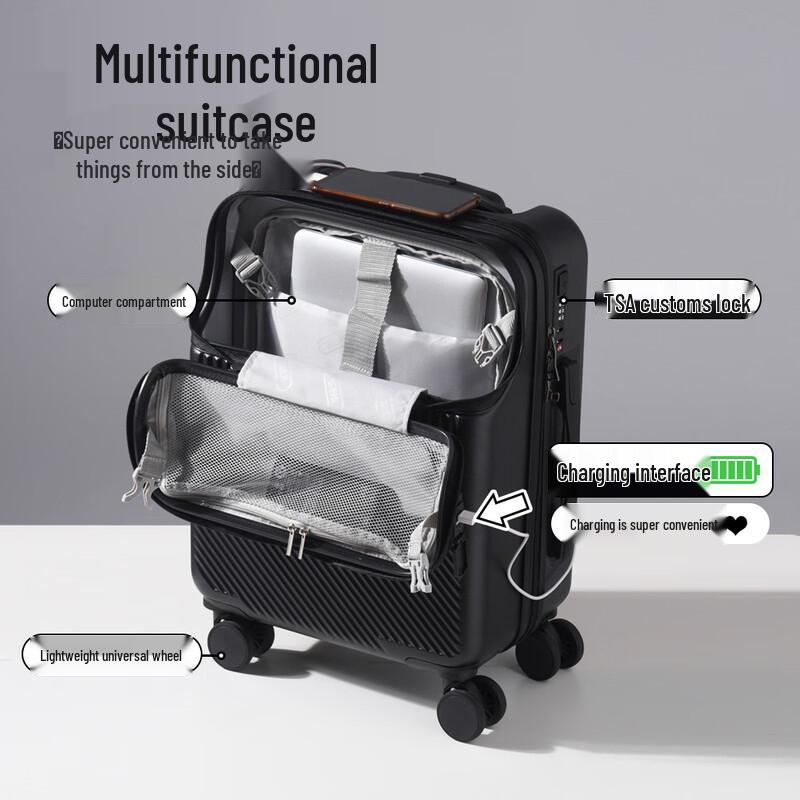 Li Shen Zipper Opening Travel Suitcase