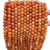 Jinde Jewelry Natural Red Aventurine Round Beads for Handmade DIY Bracelets and Accessories.