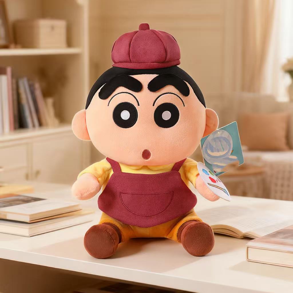 

Latest Crayon Shin Chan Doll Kawaii Stuffed Plush Toy Handmade Doll Cartoon Anime Cute Pillow Children s Birthday Gift Doll 40cm красный