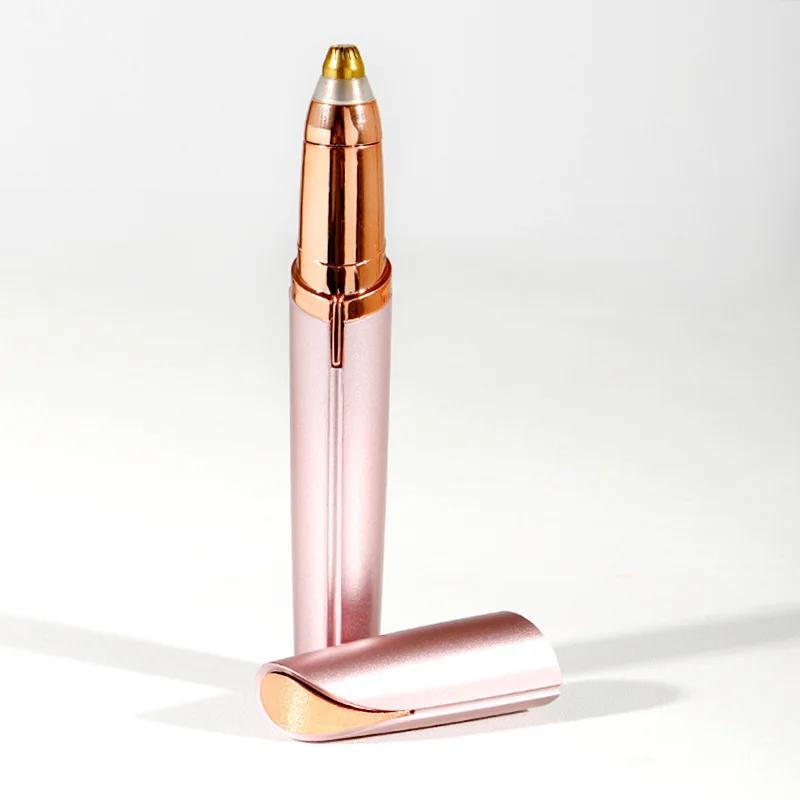 New Electric Eyebrow Trimmer for Women Hair Removal Eye Brow Epilator Mini Shaper Shaver Security Painless Razor Scissor Pen