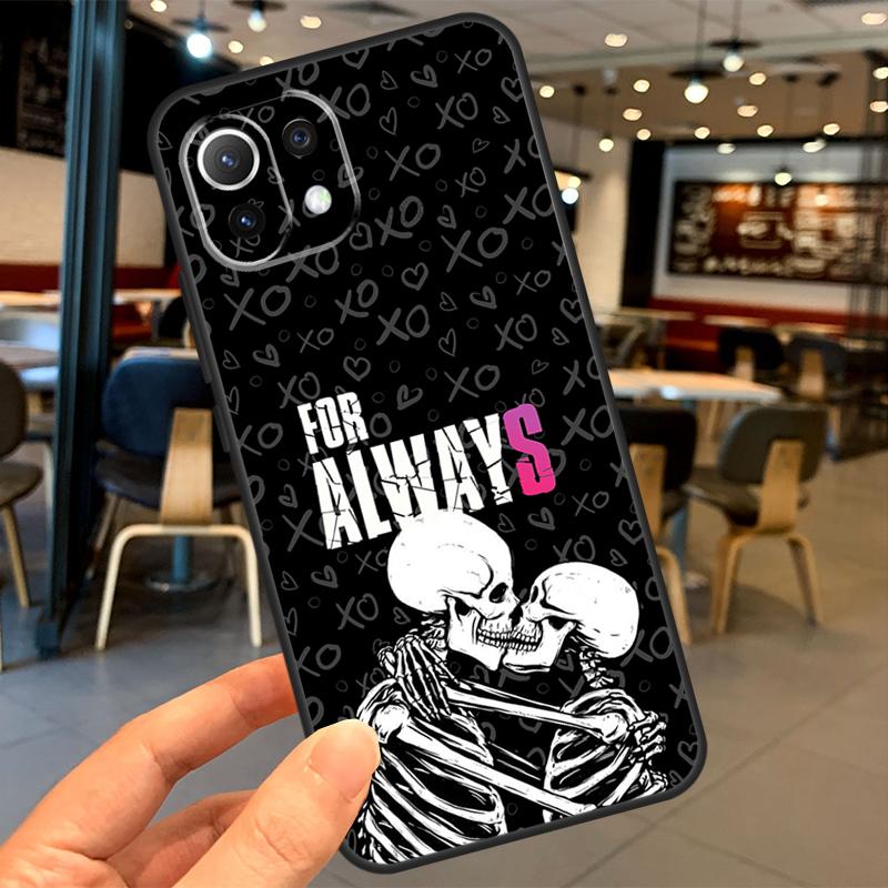 Skeleton Skull Art Case For Xiaomi 14T Pro 11T 12T 13T 13 14 15 Ultra POCO X7 Pro X3 X5 X6 F5 F6 M6 Pro Coque