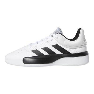 adidas Pro Adversary Low Okrągły Nosek Sznurowane Antypoślizgowe Odporne na Ścieranie Buty do Koszykówki Średniej Wysokości Męskie Sneakersy Czarno-Białe G54109