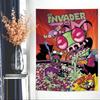 Classic Comedy IInvader ZZim Colorful Tapestry Wall Hanging Bohemian Wall Tapestries Mandala Wall Hanging Sheets