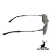 Captain Stag Polarized Stainless with Men's Sunglasses, Steel, Green, Case, CSP-001-3-EH-72