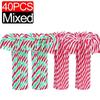 100/10x Red Green Candy Pendants Christmas Tree Hanging Candy Cane Ornaments Xmas Party Tabletop Decoration Cane Crafts Supplies