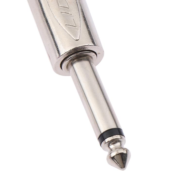 Wtyczka Audio 6,35 mm Wtyczka Mute Złącze Gniazdo Mono Montaż Mikrofon Złącze Z Funkcją Mute