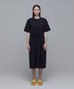 NATIONALGEOGRAPHIC N242Wop910 Adélie Lightweight Woven Stretch Round Neck Dress Carbon Black