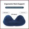 U-Shaped Comfortable Self-Inflating Air Pillow Neck Support Inflatable Airplane Travel Neck Pillow Inflatable Sleeping Pillow