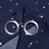 Kids Curtains Blackout With Stars Grommet Top For Bedroom Living Room Window Drapes