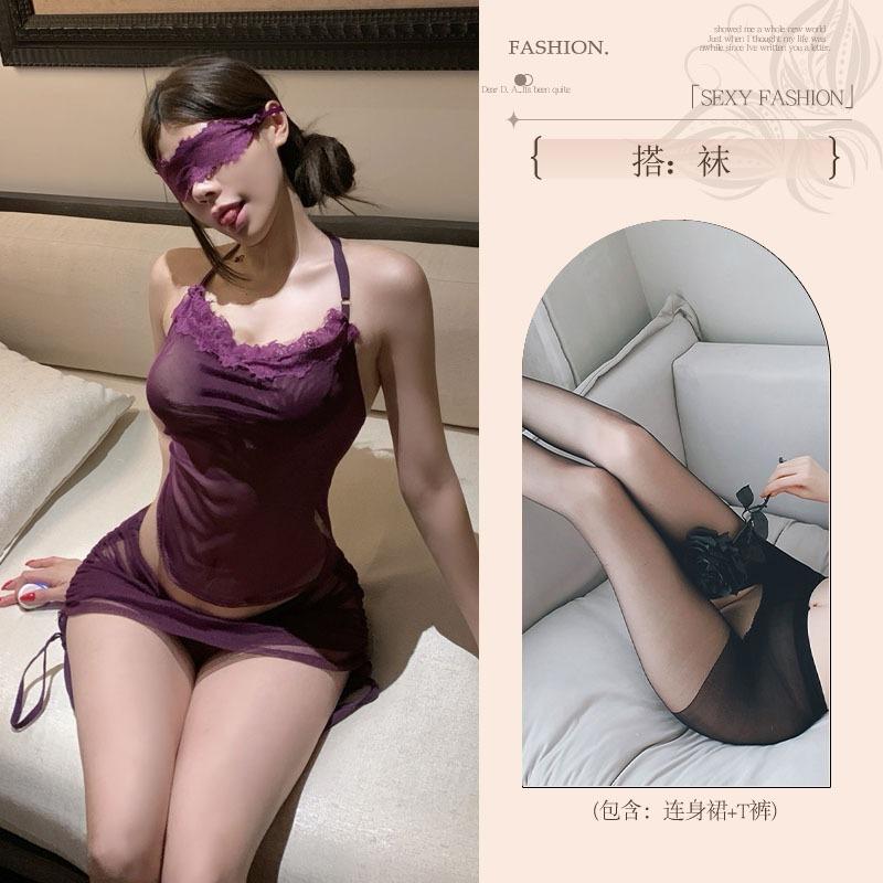 Sex underwear pure lust q underwear abstinence system free qqny open crotch hip skirt sexy cos pajamas uniform