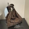 Leopard Print Bag Women's 2025 New Autumn and Winter Super Fire Commuter Bag Light Go Shoulder Bag Large Capacity Tote Bag