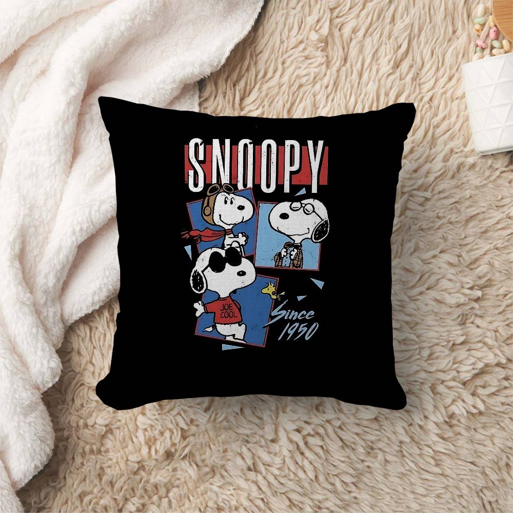The SSnoopys Show Cartoon Pillow Gifts Home Office Furnishings Bedroom Sofa Car Cushion Cover case xcm