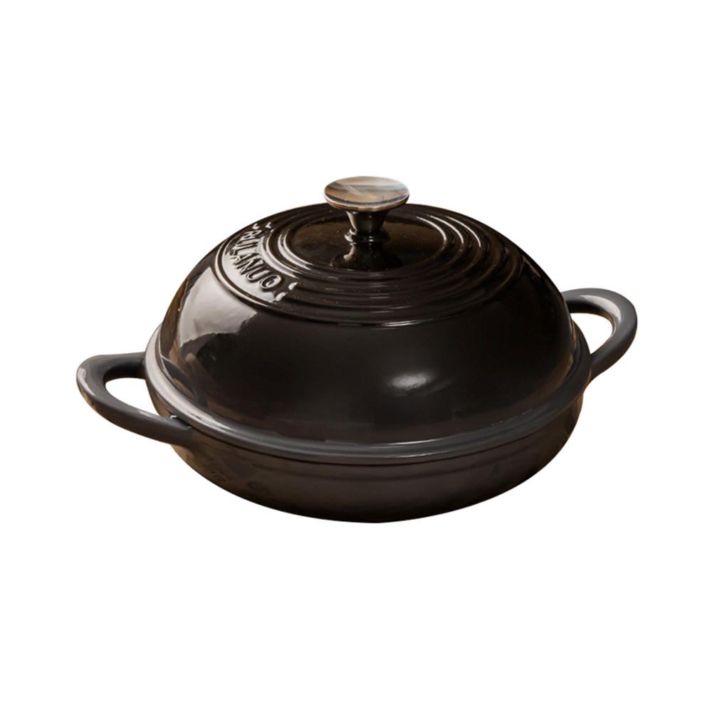 סיר יציקה מצופה אמייל סיר הולנדי לתבנית לחם עם מכסה 10 אינץ תנור לחם יציקה תבנית אפייה מחמצת סיר הולנדי לכלי בישול לחם