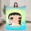 Yuy Xiaoyu Blanket  Warm Novelty Plush Throw Blanket For Couch Bed Airplane Travel Flannel Bedspread Bed Cover