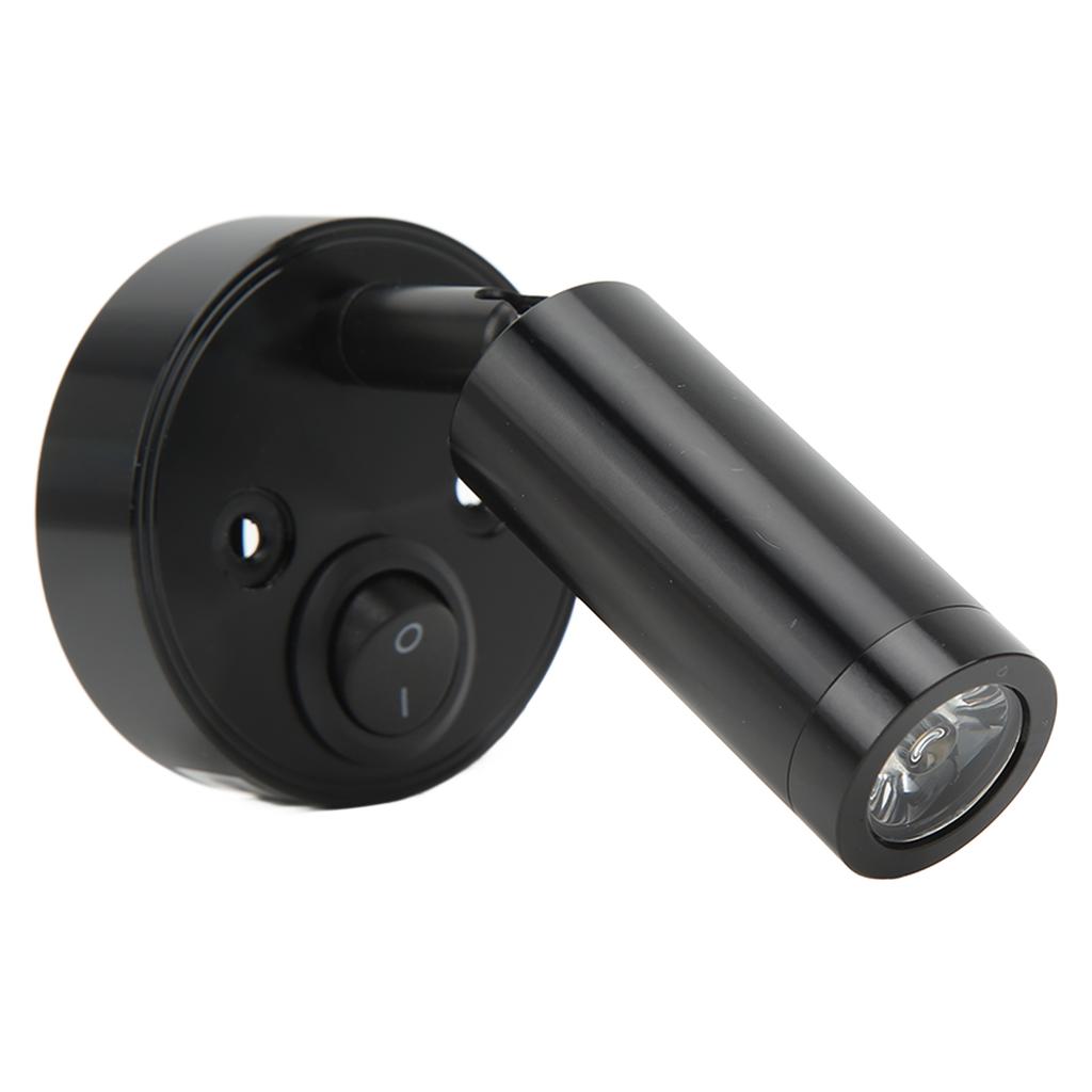 RV Bedside Reading Light Rotatable Wall Mount LED Spot Reading Light 3W with for Boat
