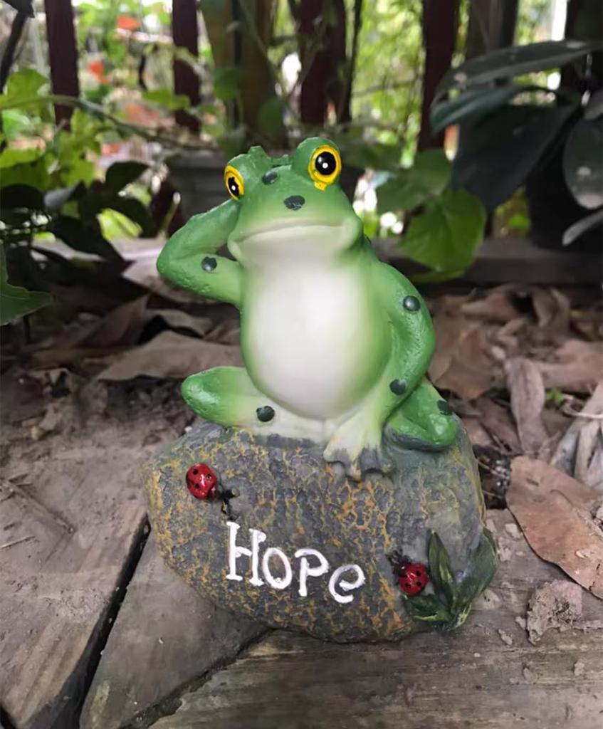 Set mit 3 Frosch Garten Glücksbringer Harz Frosch Innenbereich Eingangsbereich Büro Einzugsgeschenke Figuren, Ornamente, Anhänger, Ornamente, Dekorationen,