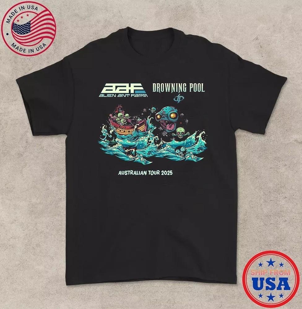 

Мурашина ферма прибульців Гурт Дати туру США Повний розмір S-5XL BT1920 Унісекс Футболка L